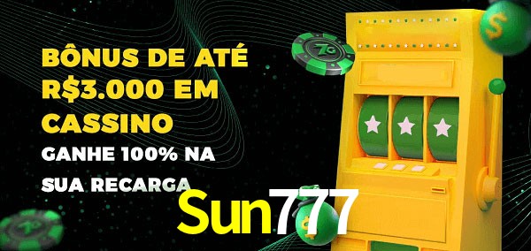 Sun777 melhor bônus de depósito